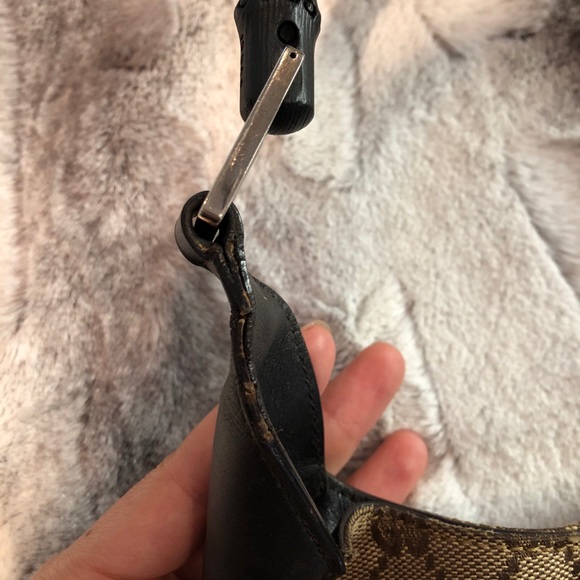 ❌SOLD❌ Gucci Bamboo Handle Tie Shoulder Bag - Picture 8 of 8